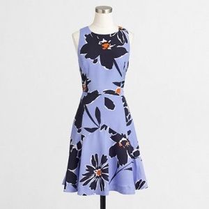 J. Crew Purple Floral Dress